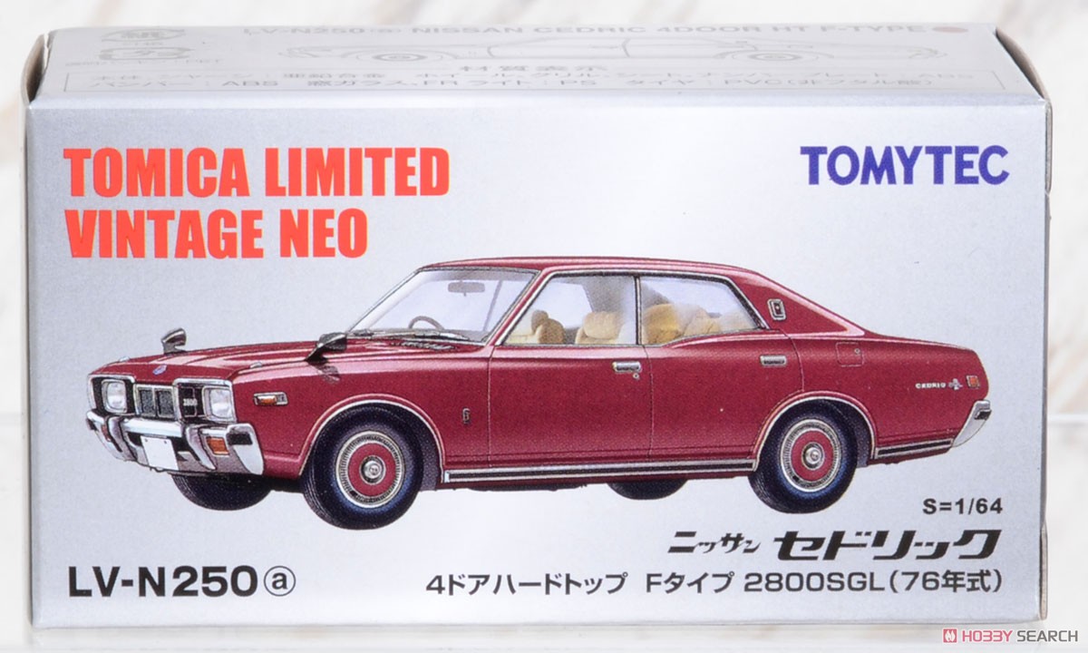 TLV-N250a Nissan Cedric 4Dr HT2800SGL (Maroon) (Diecast Car) Package1