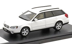 SUBARU OUTBACK 3.0R (2004) アークティックホワイト・パール (ミニカー)