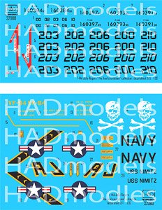 F-14A Jolly Rogers `The Final Countdown` Collection Decal Sheet (Decal)