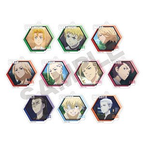 Tokyo Revengers Trading Acrylic Key Ring (Set of 10) (Anime Toy)