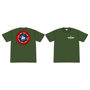 TOP GUN ファイターウエポンスクールTシャツ OD Mサイズ (ミリタリー完成品)