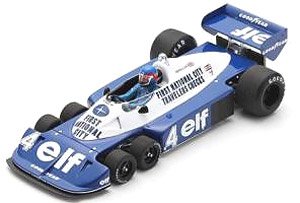 Tyrrell P34 No.4 3rd South African GP 1977 Patrick Depailler (ミニカー)