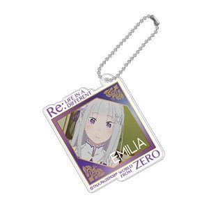 Re:ゼロから始める異世界生活 デコフレアクリルキーホルダー エミリア (キャラクターグッズ)