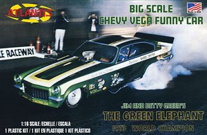 Green Elephant Chevy Vega Funny Car (Model Car)