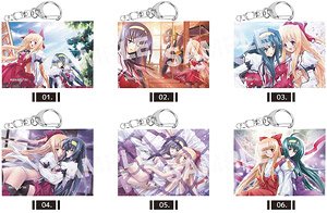 Kannazuki no Miko Miniature Canvas Key Ring 01 Vol.1 (Set of 6) (Anime Toy)