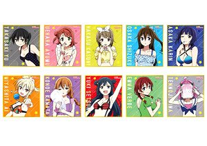 Love Live! Nijigasaki High School School Idol Club Mini Colored Paper Collection Swimsuit (Set of 6) (Anime Toy)