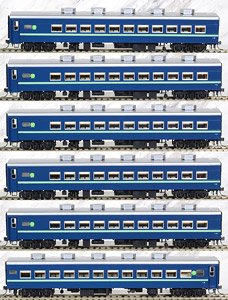 16番(HO) 国鉄 スロ81系 お座敷客車 (緑帯) セット (6両セット) (鉄道模型)