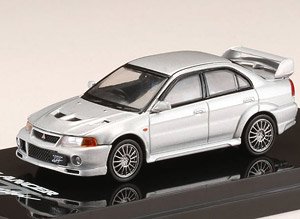 Mitsubishi Lancer GSR Evolution 6 (CP9A) Satellite Silver Metallic (Diecast Car)