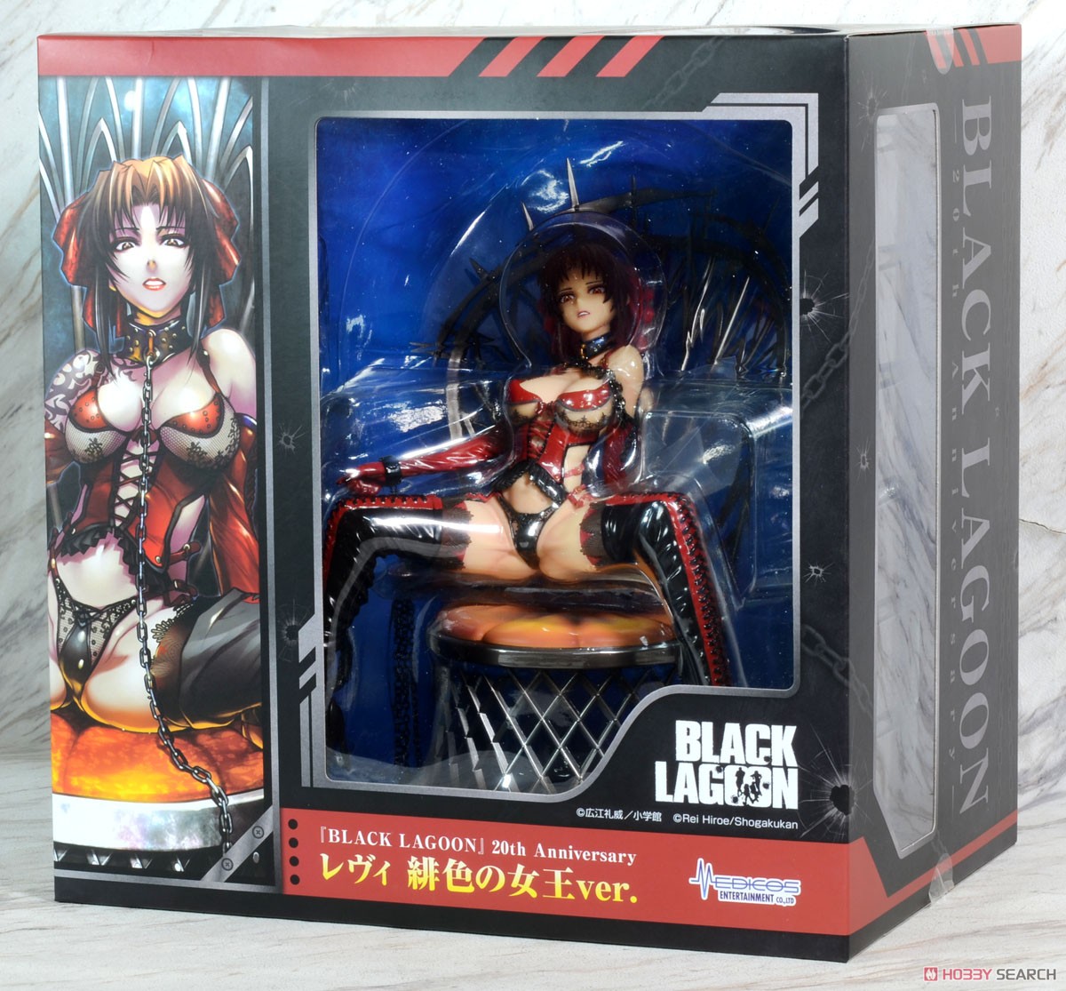 [Black Lagoon] 20th Anniversary Revy Scarlet Queen Ver. (PVC Figure) Package1