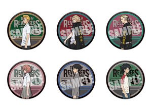 Tokyo Revengers Trading Mat Can Badge A Ver. (Set of 6) (Anime Toy)