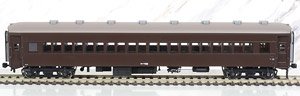 1/80(HO) J.N.R. Passenger Car Series SUHA32 Type SUHAFU32-2000 Arch Roof, J.N.R. Grape Color #2, Prototypal Door (Model Train)