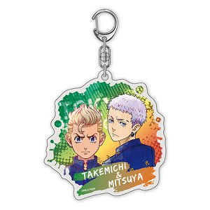 Tokyo Revengers Acrylic Key Ring (Takemichi & Mitsuya) (Anime Toy)