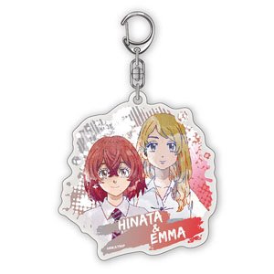 Tokyo Revengers Acrylic Key Ring (Hinata & Emma) (Anime Toy)
