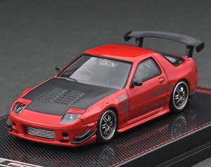 Mazda RX-7 (FC3S) RE Amemiya Red Metallic (Diecast Car)