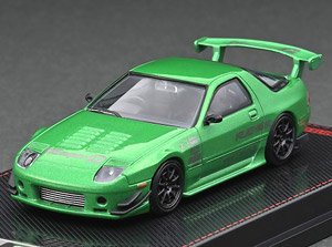 Mazda RX-7 (FC3S) RE Amemiya Green Metallic (Diecast Car)