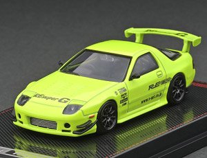 Mazda RX-7 (FC3S) RE Amemiya Yellow Green (Diecast Car)