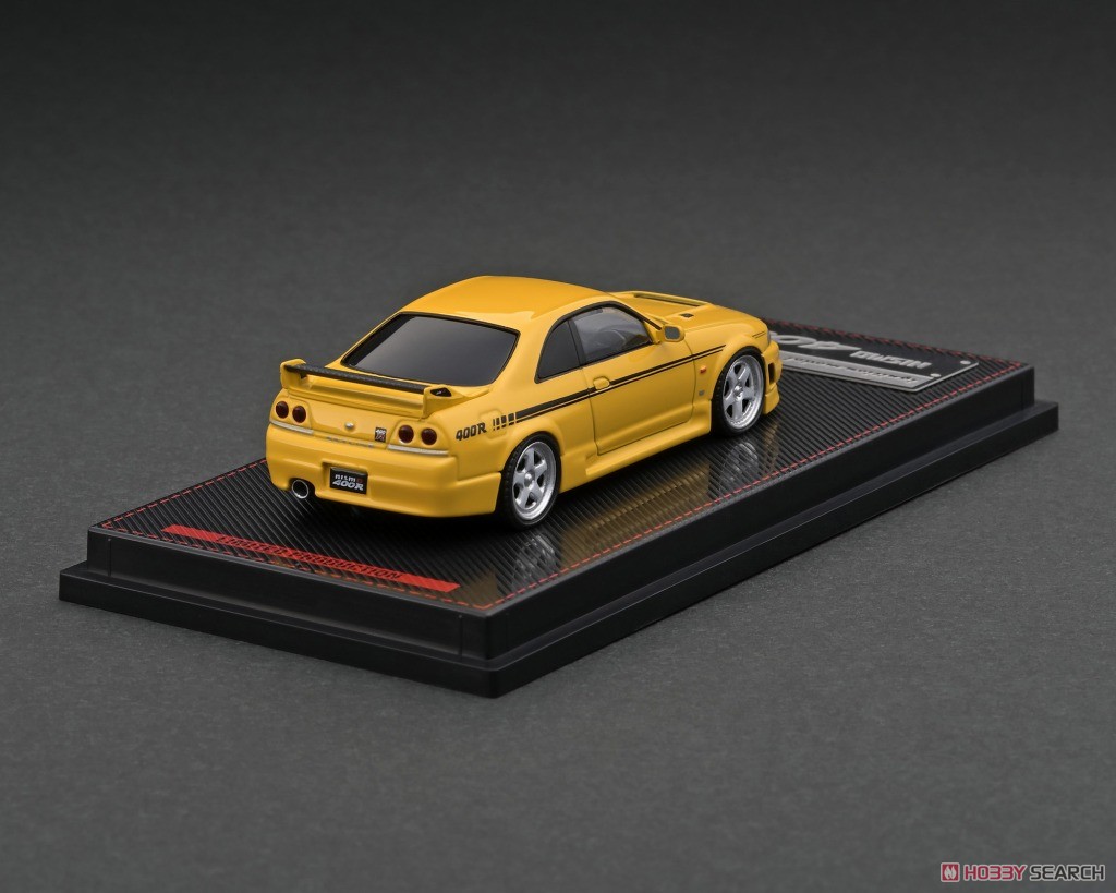 Nismo R33 GT-R 400R Yellow (ミニカー) 商品画像2