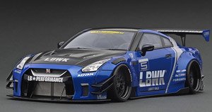 LB-Works Nissan GT-R R35 type 2 Blue (Diecast Car)