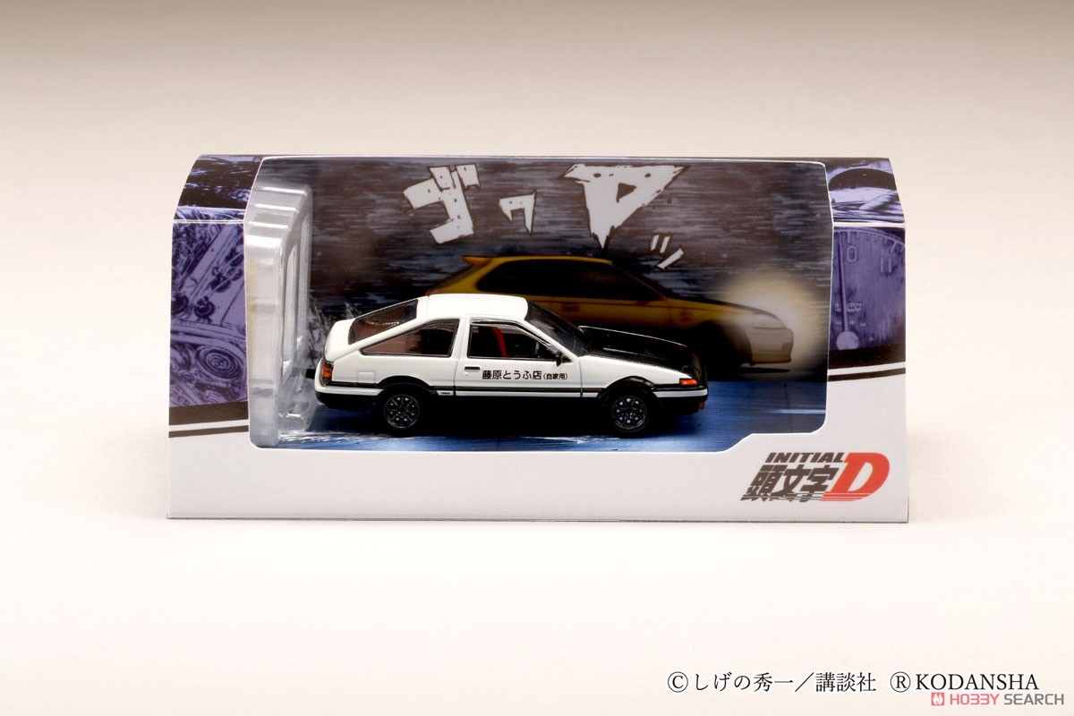 トヨタ スプリンター トレノ GT APEX (AE86) 頭文字D PROJECT D / 4A-GE 5 バルブ ディスプレイモデル付き (ミニカー) 商品画像13