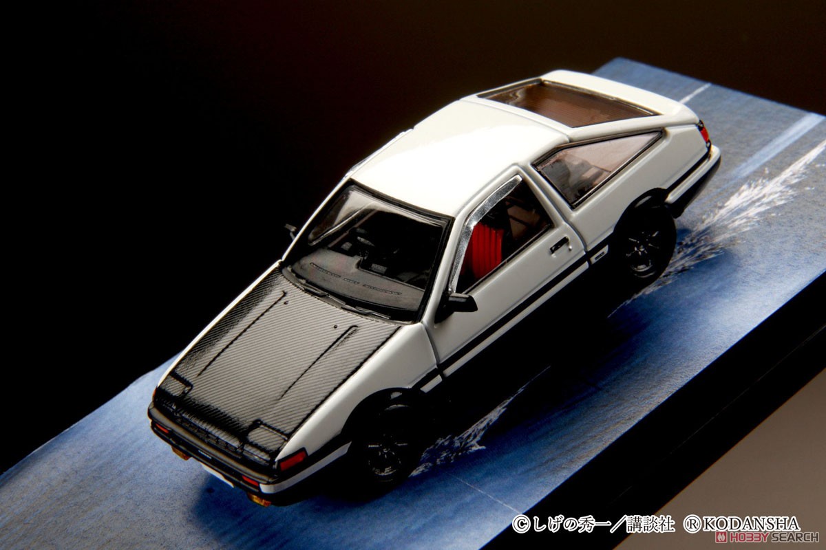 トヨタ スプリンター トレノ GT APEX (AE86) 頭文字D PROJECT D / 4A-GE 5 バルブ ディスプレイモデル付き (ミニカー) 商品画像7