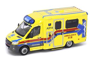 Tiny City No.70 メルセデスベンツ スプリンター FL 香港消防局 救急車 (A514) (ミニカー)