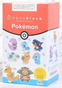 nanoblock Mini nano Pokemon Dragon Type (set of 6) (Block Toy)