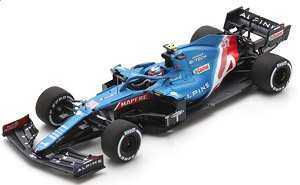 Alpine A521 No.31 Alpine F1 Team Winner Hungarian GP 2021 Esteban Ocon With Pit Board (ミニカー)