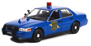 Hot Pursuit - 2008 Ford Crown Victoria Police Interceptor - Michigan State Police (Diecast Car)