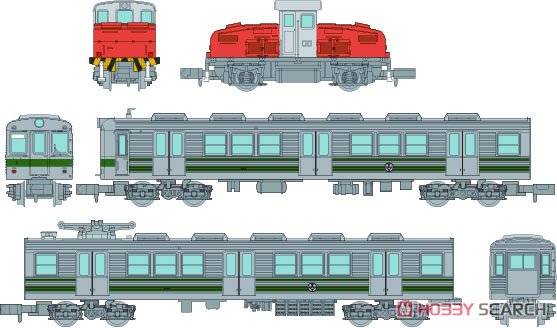 The Nostalgic Railway Collection Tomii Chemical Industrial Railway Three Car Set A (3-Car Set) (Model Train) Other picture1