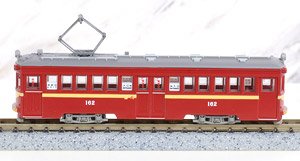 The Railway Collection Hankai Tramway Type MO161 #162 (Chikutetsu Red Train Color) (Model Train)