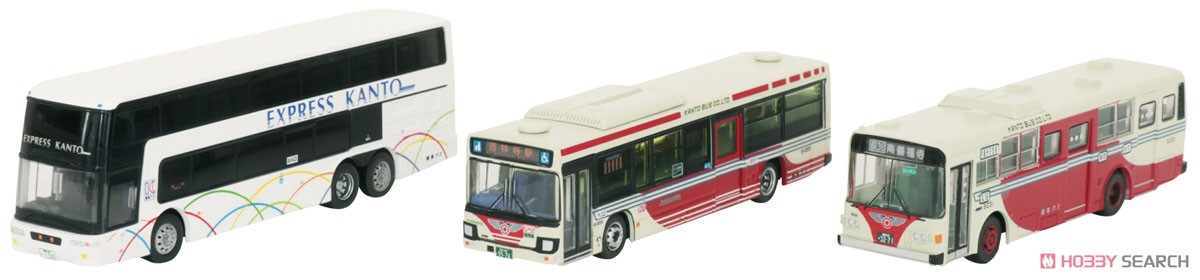 ザ・バスコレクション 関東バス創立90周年 3台セット (鉄道模型) 商品画像10