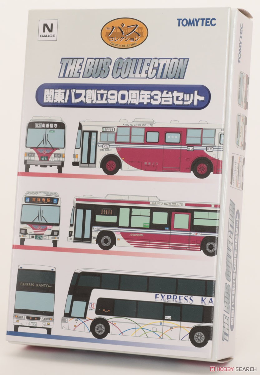 ザ・バスコレクション 関東バス創立90周年 3台セット (鉄道模型) パッケージ2