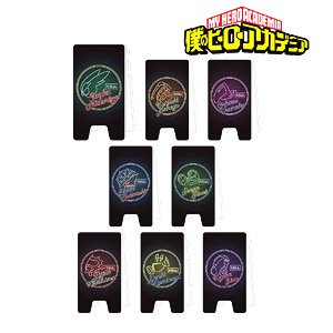 My Hero Academia Trading Ani-Neon Acrylic Standing Signboard Style Memo Stand (Set of 8) (Anime Toy)