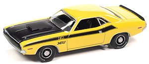 1970 ダッジ チャレンジャー T/A FY1 バナナイエロー/ブラック (ミニカー)