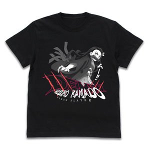 Demon Slayer: Kimetsu no Yaiba the Movie: Mugen Train Nezuko T-Shirt Black M (Anime Toy)