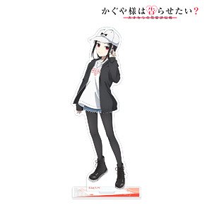 Kaguya-sama: Love is War? [Especially Illustrated] Kaguya Shinomiya Street Fashion Ver. Big Acrylic Stand (Anime Toy)