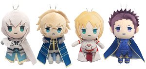 劇場版 Fate/Grand Order -神聖円卓領域キャメロット- ぷちふわぬいぐるみ (4個セット) (キャラクターグッズ)