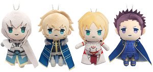 Fate/Grand Order - Divine Realm of the Round Table: Camelot Petit Fuwa Plush (Set of 4) (Anime Toy)