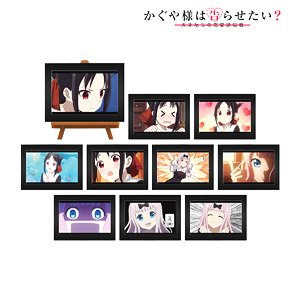かぐや様は告らせたい？～天才たちの恋愛頭脳戦～ トレーディング 四宮かぐや＆藤原千花 シーン ミニアートフレーム (10個セット) (キャラクターグッズ)