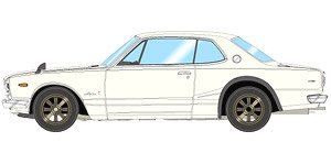 Nissan Skyline 2000 GT-R (KPGC10) 1971 (RS Watanabe 8 Spoke) White (Diecast Car)