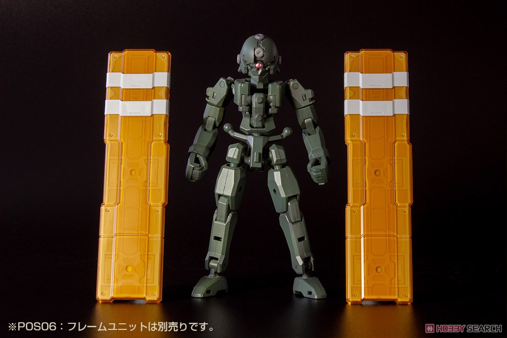 Pla-Act Option Series 10: Twin Shield 2 (Clear Orange) (Plastic model) その他の画像3
