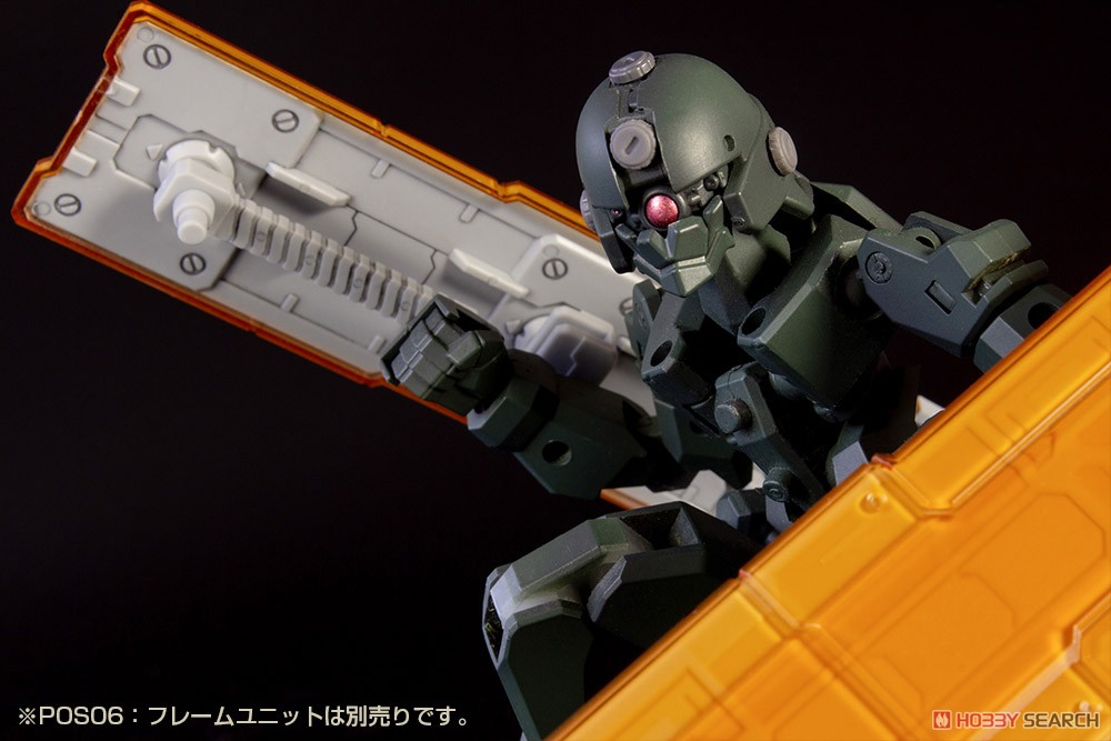 Pla-Act Option Series 10: Twin Shield 2 (Clear Orange) (Plastic model) その他の画像4