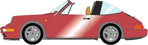 Porsche 911 (964) Carrera 2 Targa 1992 Coral Red Metallic (Diecast Car)