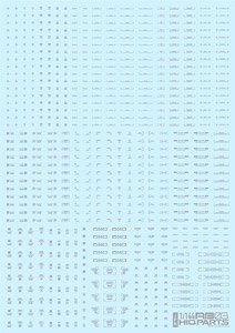 1/144 RB03 Caution Decal One Color Light Gray (Material)