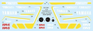 TZR250(1KT) Dress Up Decal (Black Special) (デカール)