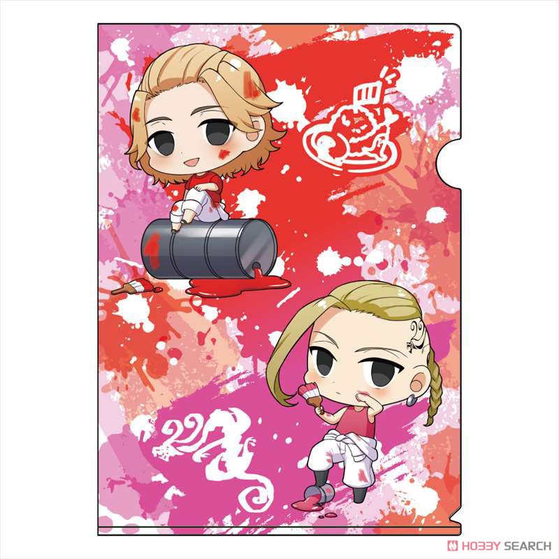 Tokyo Revengers Chibittsu! Pettypetty A4 Clear File Mikey & Draken (Anime Toy) 商品画像1