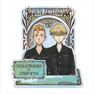Tokyo Revengers Art Nouveau Art Acrylic Diorama Takemichi & Chifuyu (Anime Toy)