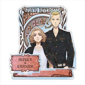 Tokyo Revengers Art Nouveau Art Acrylic Diorama Mikey & Draken (Anime Toy)