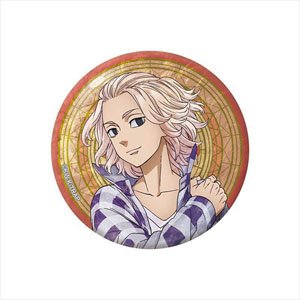 Tokyo Revengers Brillant Glass Art Can Badge Manjiro Sano (Anime Toy)