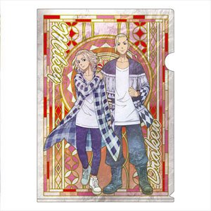 Tokyo Revengers Brillant Glass Art A4 Clear File Mikey & Draken (Anime Toy)